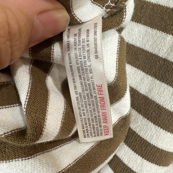 Saturday Sunday‎ by Anthropologie multi color striped cotton max dress sz S - Picture 5 of 5